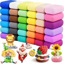 Air Dry Clay 36 Colors,Magic Clay Modeling Clay,DIY Molding Magic Clay