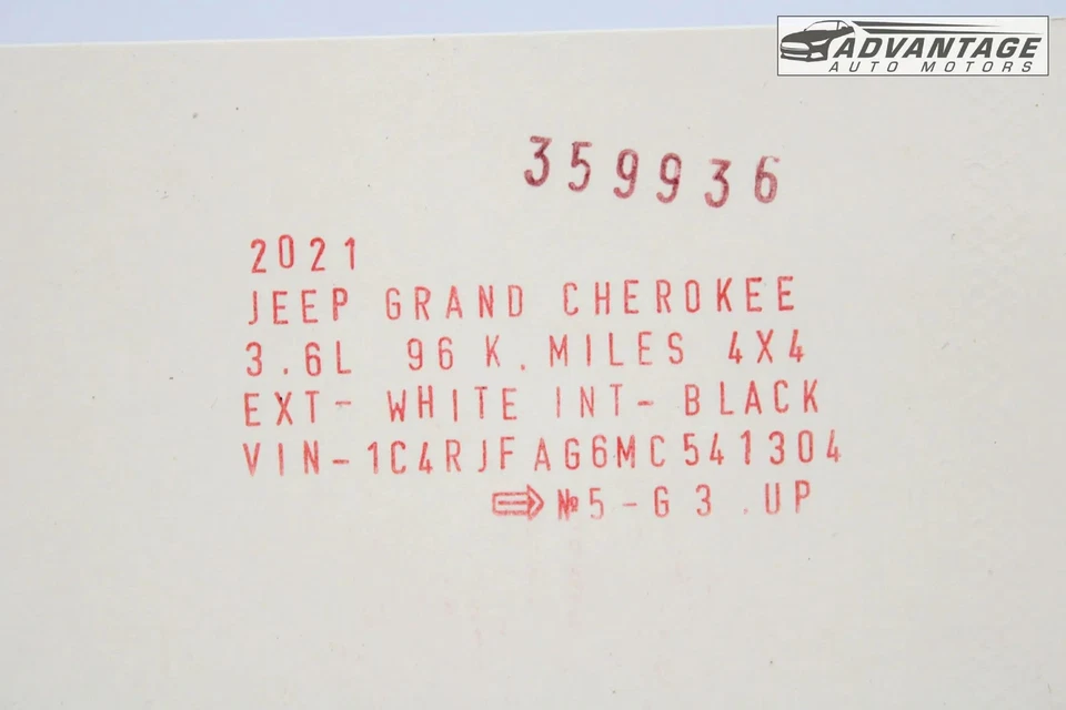 Jeep Grand Cherokee 2016-2022 4x4 estabilizador delantero barra estabilizadora antivuelco OEM Foto 4 de 4