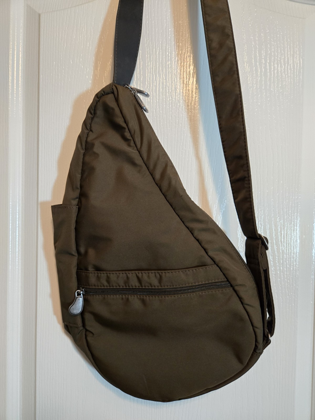 Ameri-Bag Healthy Back Bag Sling Bag Nylon. Brown… - image 1