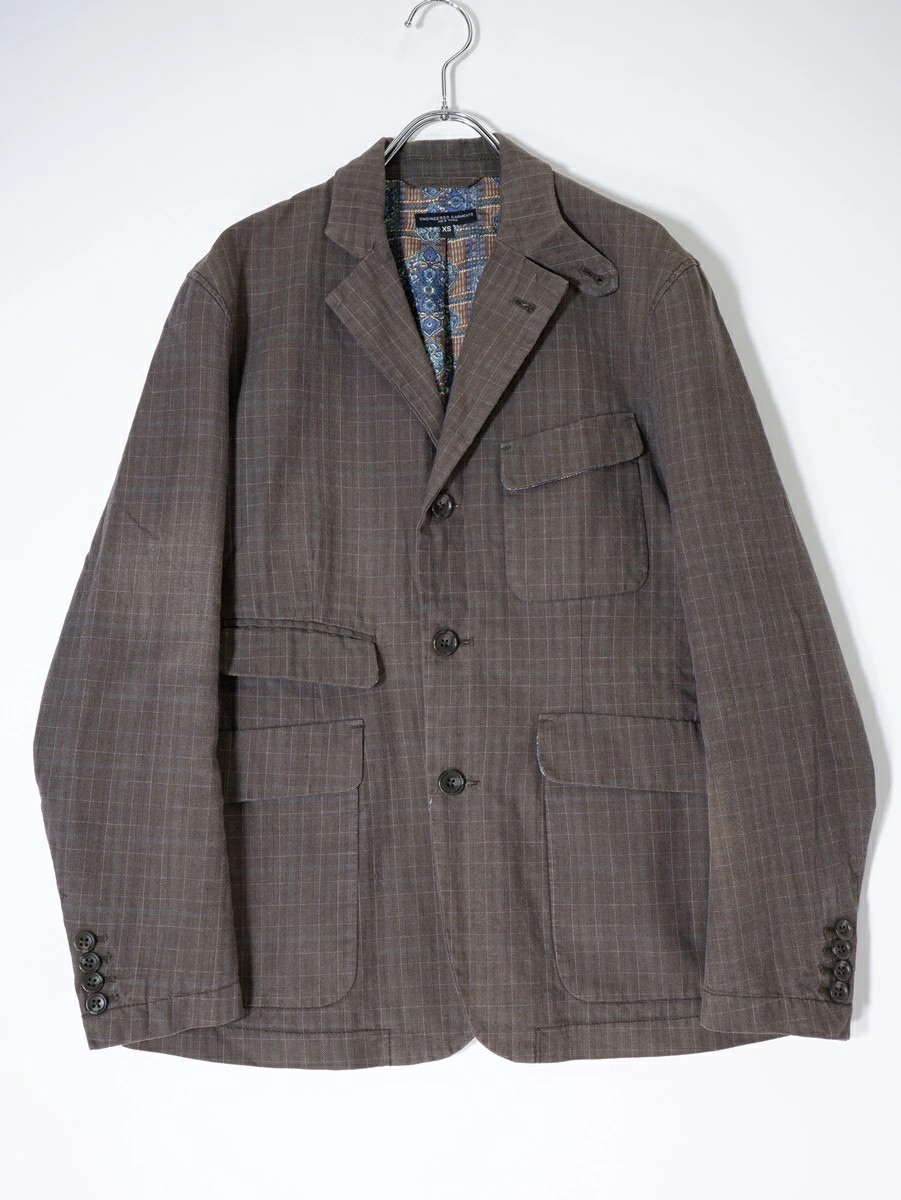 Engineered Garments Full Pattern Lined Windowpane… - image 1