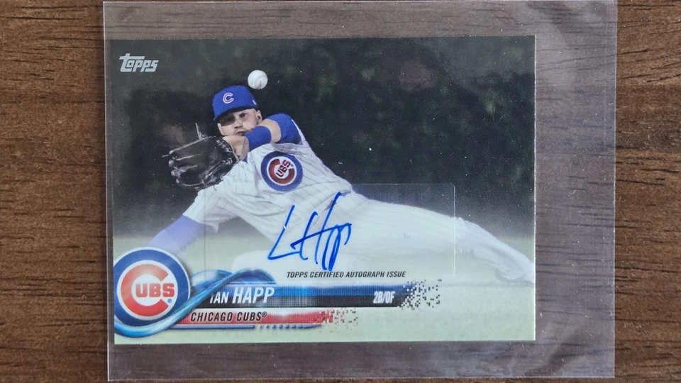 Ian Happ 2018 Topps On Demand Mini Rookie Auto SSP MUY Raro Solo 10 Hecho MINI-9 Foto 3 de 4