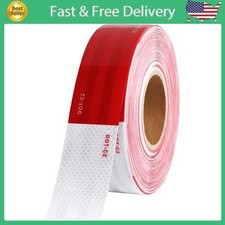 Cinta de seguridad reflectante DOT-C2 de 2 pulgadas x 160 pies, resistente al ag