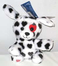Build A Bear MINI BEANS BE MINE Dalmatian Puppy Dog Stuffed Plush Animal 6"