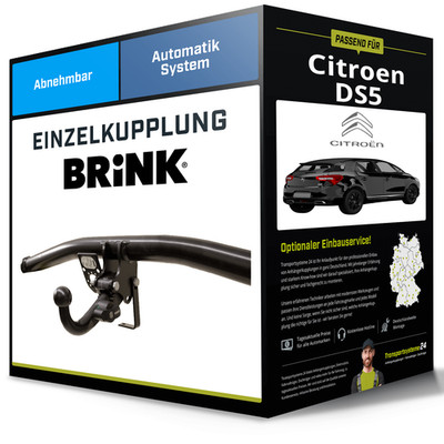 Abnehmbare Anhängerkupplung für CITROEN DS5 12.2011-jetzt Brink NEU