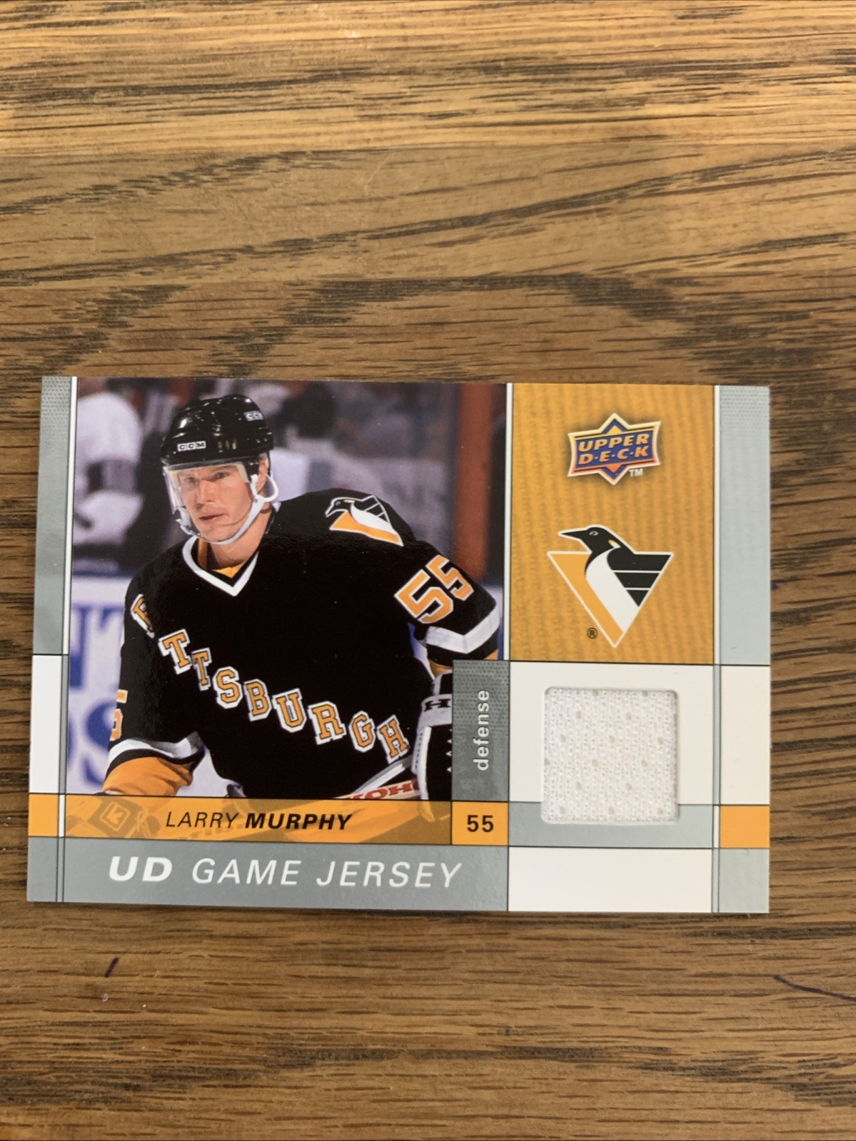 2009-10 Upperdeck LARRY MURPHY Game Jersey #GJ-MU