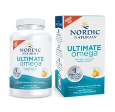Nordic Naturals Ultimate Omega SoftGels - Concentrated Omega-3 Fish Oil, 210 ct
