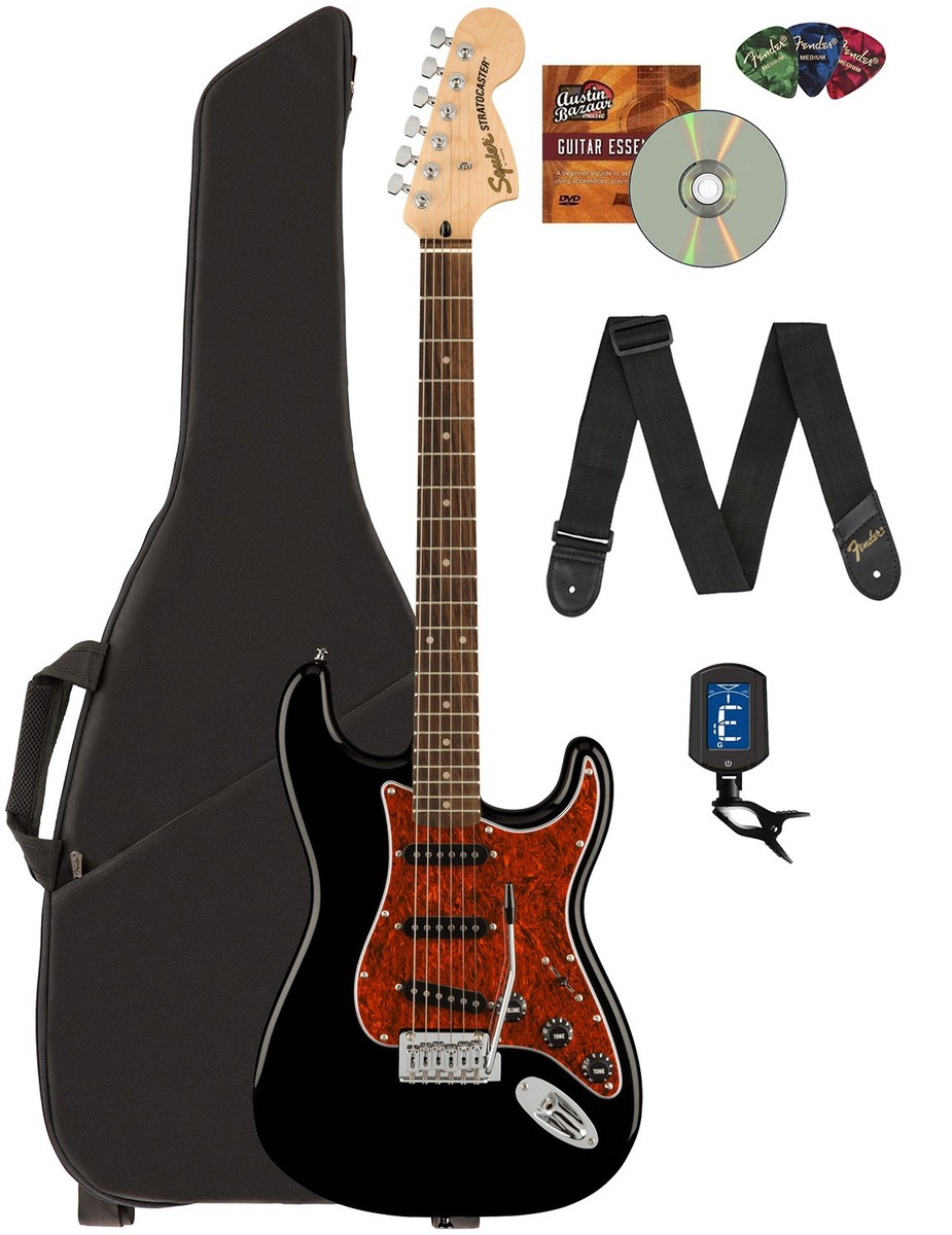 『美品』Squier by Fender Affinity Stratocas Fender Squier Affinity Stratocaster - Black Limited Edition