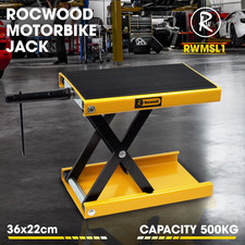 Motorcycle Scissor Jack Lift 1100 lbs Wide Deck Hoist Stand for ATVs Motorbike