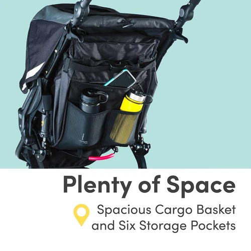 BOB Gear Revolution Flex 3.0 Jogging Stroller, Graphite Black   - Picture 4 of 18