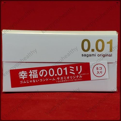 Sagami 0.01 Condom - 5pcs Exp: 6/2028+ Made in Japan  US Seller - Picture 2 of 7