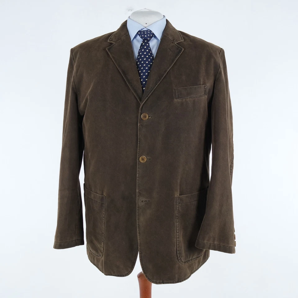 Mens CAMEL ACTIVE Blazer 48R UK Size Brown Cotton Sport Coat Travel Jacket - Image 3 of 4