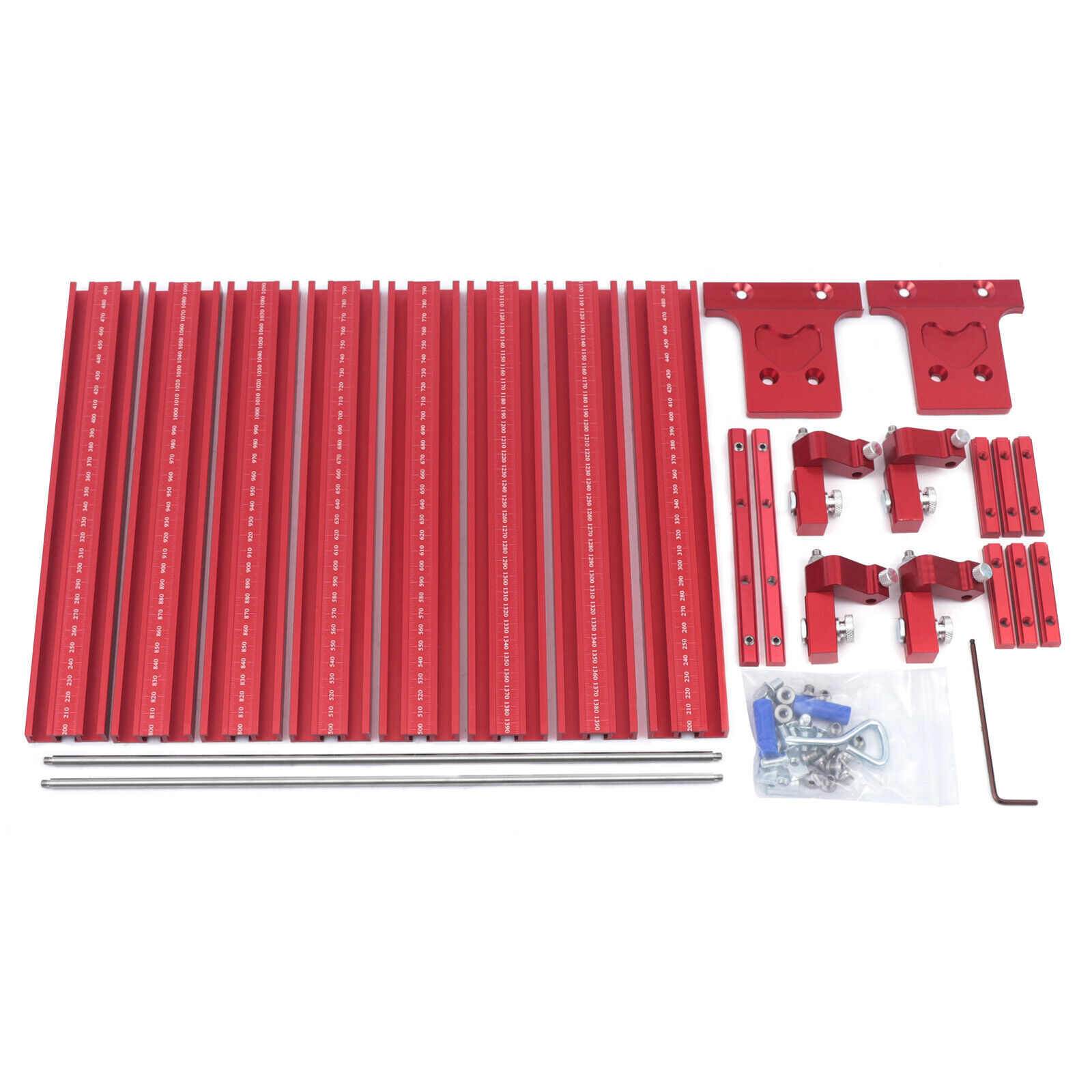 Parallel Rail Guide System Track Saw Woodworking Guide Carpentry Tool Set New