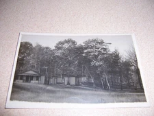 1950s UNIDENTIFIED TOURIST CABINS, RIDLONVILLE, MEXICO ME. RPPC POSTCARD