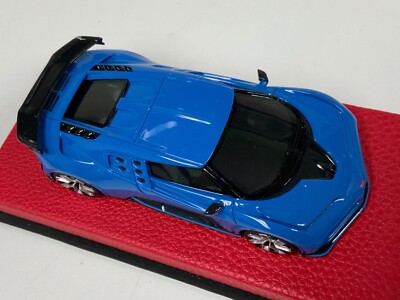 1/43 Looksmart Bugatti Centodieci in French Racing Blue Leather