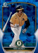 2023 BOWMAN CHROME PROSPECT SAPPHIRE OAKLAND ATHLETICS - MAX MUNCY #BCP-87