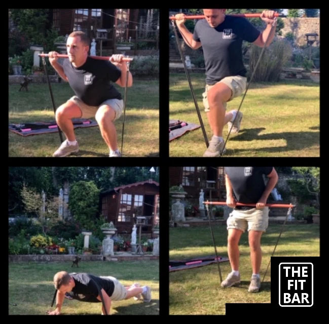 Resistance band bar