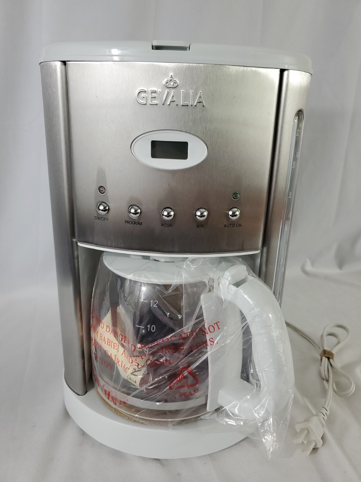 Gevalia Stainless Steel Black 12 Cup CM 