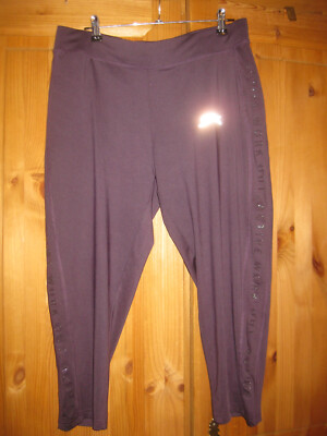 Slazenger Damen Leggins Sporthose ''stretch '' Gr.L Top neu  aubergine