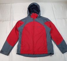 SPRAYWAY SIZE 12UK MEDIUM WOMENS RED & GREY WATERPROOF JACKET RAIN COAT HOOD MEN