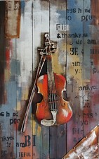 Quadro tridimensionale Moderno Design in Rilievo Ludwig 3D 54x90 cm Fatto a Mano