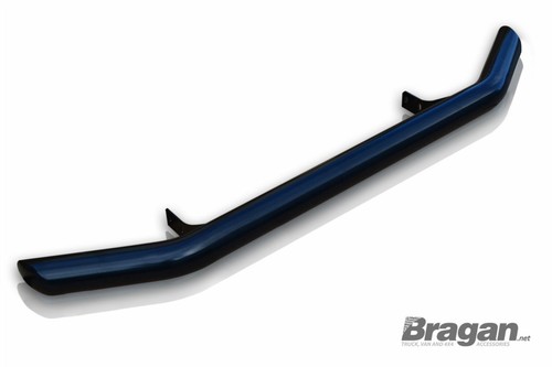 Barra de alerón delantera para Volvo XC60 2009-2017 parachoques de metal protector de barbilla negro - Imagen 2 de 2
