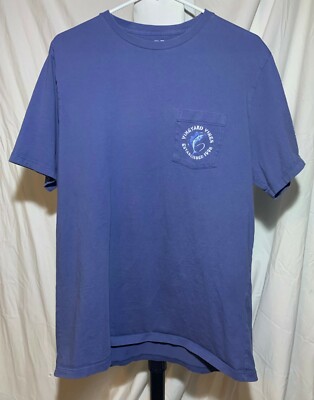 Vineyard Vines Marlin The Dream Dreamt Blue Pocket Size L T Shirt