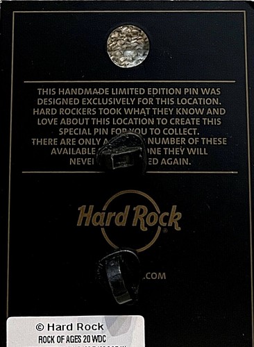 Hard Rock Cafe Washington D.C. Pin Rock Of Ages 2020 Musical Neu LE # 529816 - Bild 3 von 3