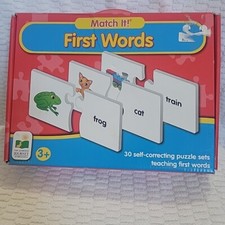 Reading Puzzle Match Game Learning Journey Match It - First Words Homeschooling
