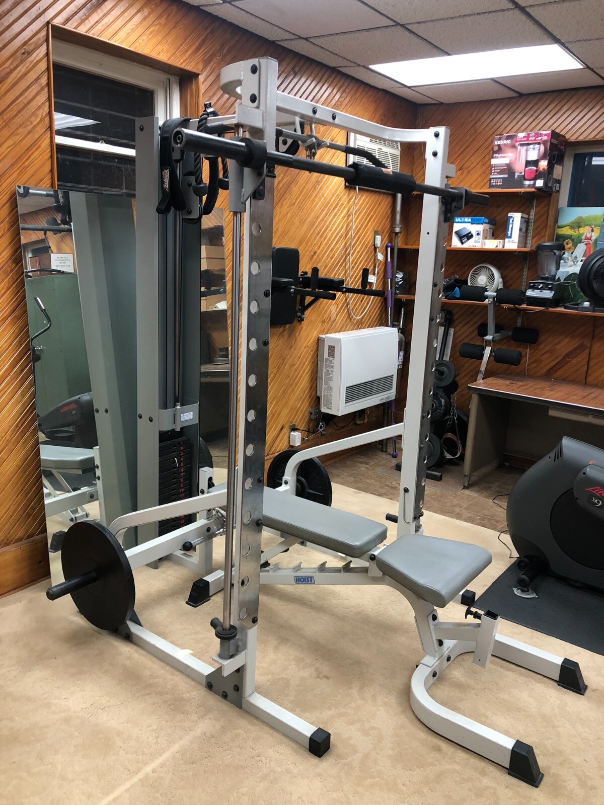 Hoist Fitness Equipment including Smith Maching and Adjustable Bench eBay