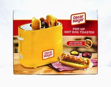 Oscar Mayer 2 Slot Hot Dog & Bun Pop Up Toaster  OMHDT600YW New Open Box