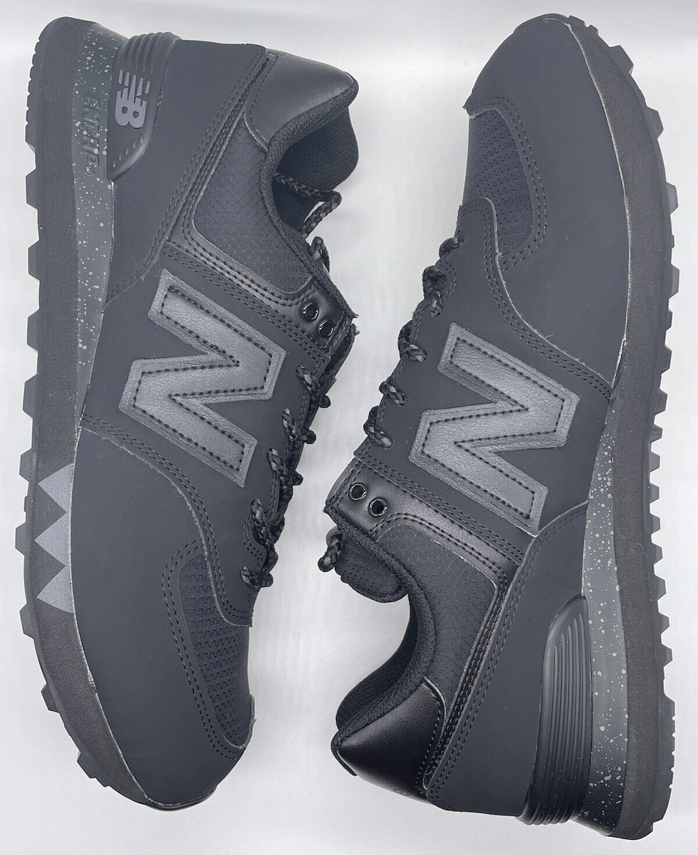 New Balance Mens 574 Outdoor Pack Triple Black ML574FV Size