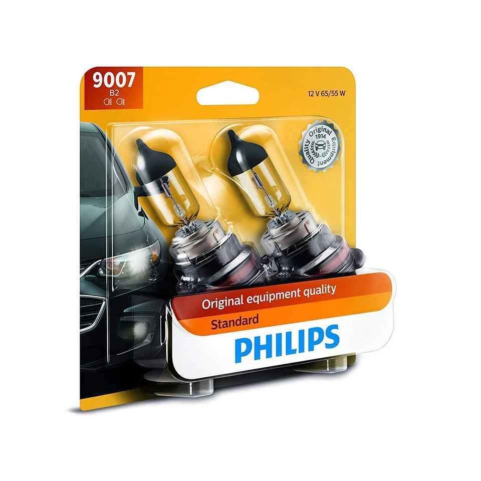Juego de 2 bombillas de faros originales Philips 65/55 W para Chevrolet Cobalt 2005 2006 Foto 4 de 4