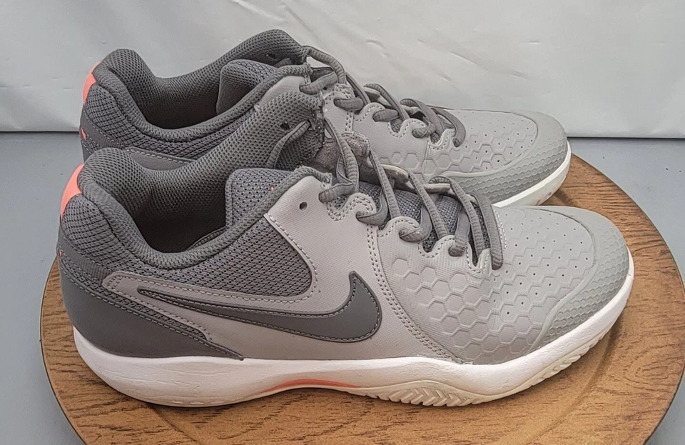 Nike Air Zoom Zapatos Atléticos Mujer 10 Gris Zapatillas con Cordones #918201-013 Foto 2 de 4
