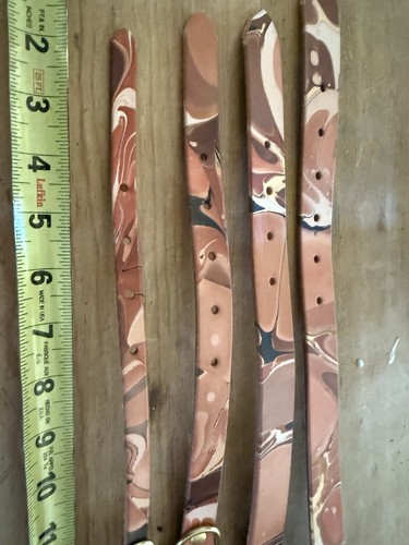 New Glad & Young Studio Pet Marbled Leather Collar with Brass Accents - Picture 8 of 12