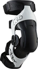 POD K4 V2.0 Knee Braces Left & Right Pair White/Black Choose Size
