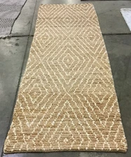 NATURAL / IVORY 2'-6" X 8' Loose Threads Rug, Reduce price 1172656509 BOH702B-28