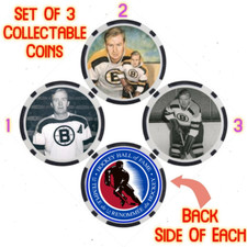 HUBERT GEORGE (BILL) QUACKENBUSH - HOCKEY HALL OF FAME - COLLECTABLE COIN SET