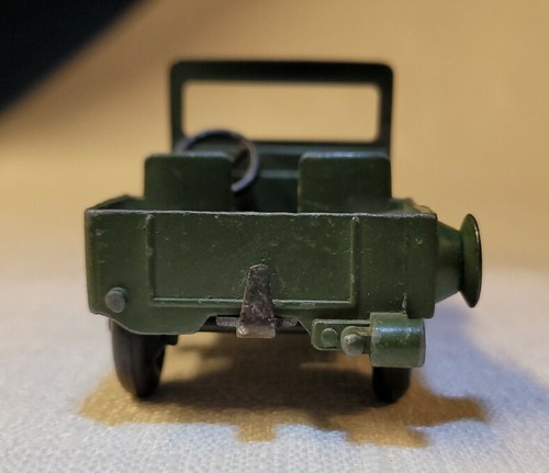 DINKY Meccano England 1946 UNIVERSAL Military JEEP #25Y United States Army - Picture 9 of 12
