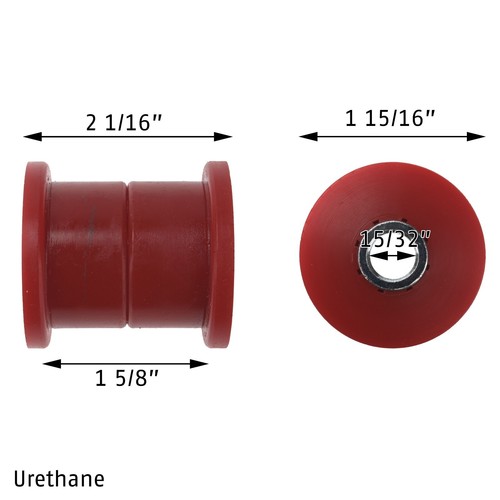 Control Arm Bushings for 1984-1996 C4 Corvette Red Urethane Kit - Picture 10 of 10