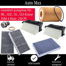 Filterset Inspektionspaket MERCEDES GLE GLS ML GL 350 OM642 W166 X166 C292 258PS