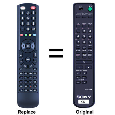 RM-DX220 Replacement Remote For Sony CDP-CX235 CDP-CX220 CDP-CX225 CDP-CX230