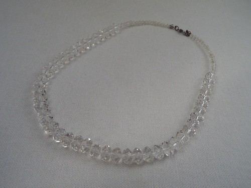 Faceted Glass Bead Necklace (G2)