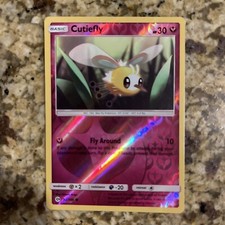Pokémon TCG Cutiefly Sun & Moon Base Set 92/149 Reverse Holo Common