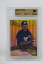 2005 Reflections #265 Prince Fielder Rookie Brewers 🔥Beckett 10 PRISTINE