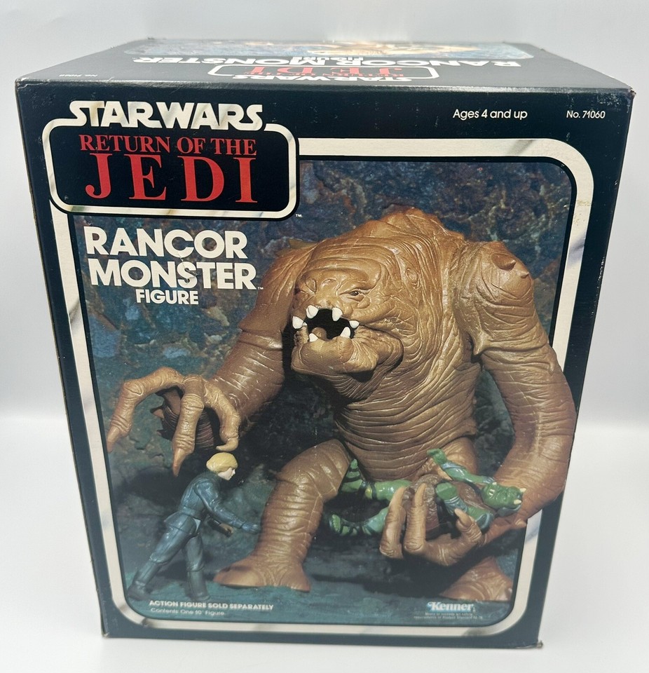 VINTAGE STAR WARS *UNOPENED STILL SEALED* ORIGINAL BOXED RANCOR MONSTER ...