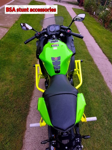 Kawasaki NINJA 650 2017-2024 CNC subcage stunt Passenger Pegs BSA - Picture 2 of 8