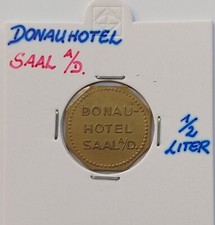 Hall a.D./Bavaria, Danube Hotel 1/2 Liter, M. - (#Alb.)