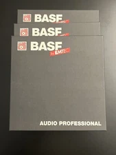 BASF 1/4” Reel to Reel Tapes 1200ft 7”      Lot of 3 – New Old Stock
