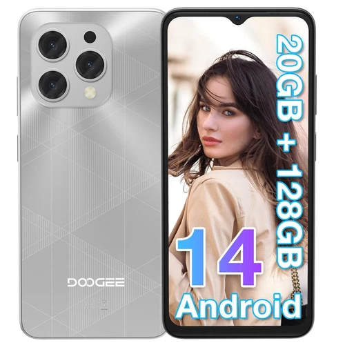 DOOGEE N55PLUS 6,56 Zoll 90Hz Smartphone 20GB+128GB 5150mAh Android 14 Handy