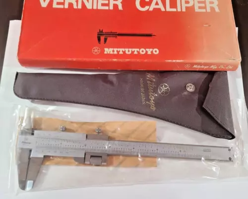 Mitutoyo Model 532-119 Brand Vernier Caliper with Fine adjustment 150mm / 6 inch